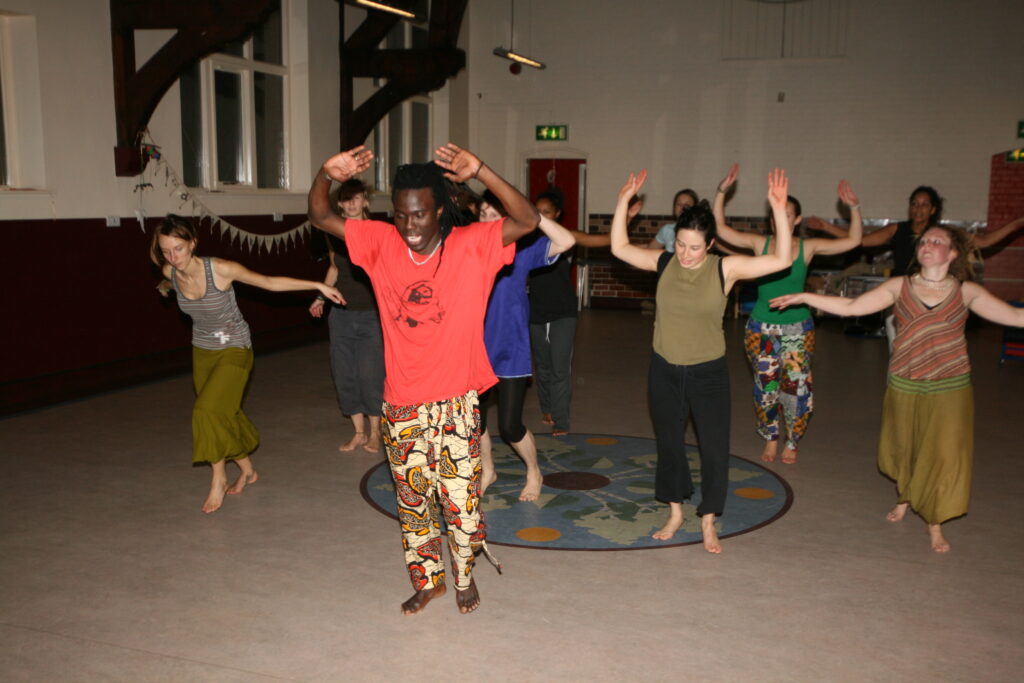 Diene's African dance class