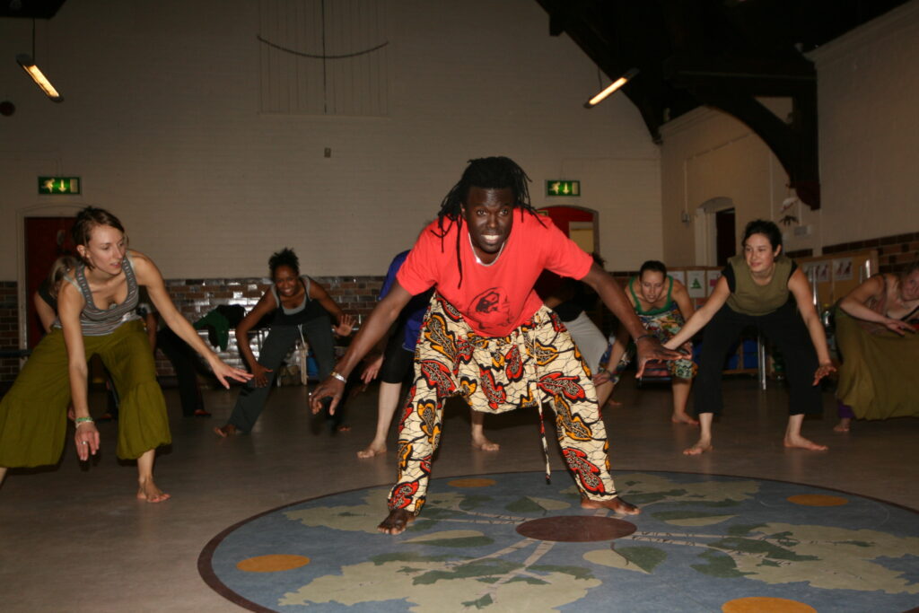 Diene's African dance class