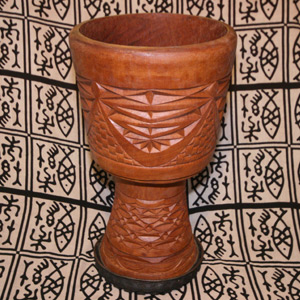 Lye Konate Carved Djembe Shell