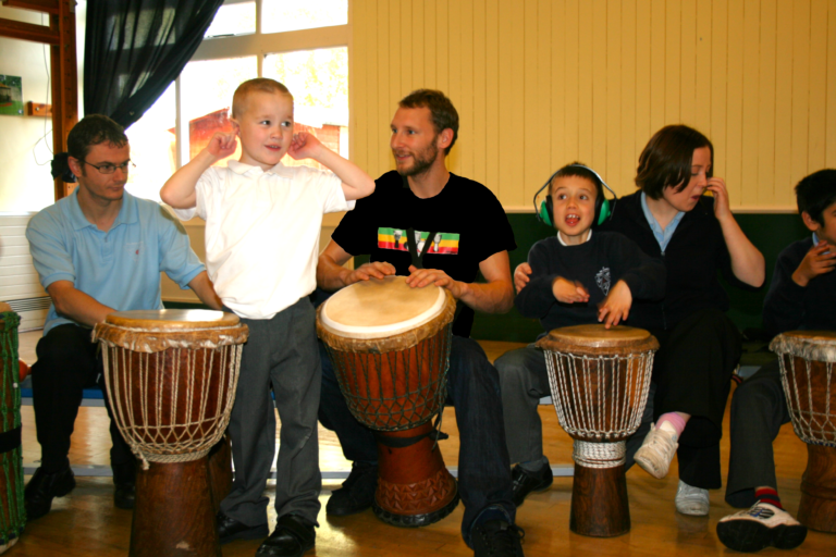 Drumming at pictor school