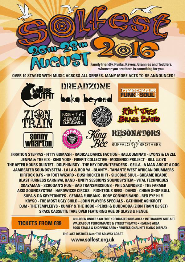 Tananate to Perform at Solfest 2016 | 26-28th August | Cumbria | DrumRoots