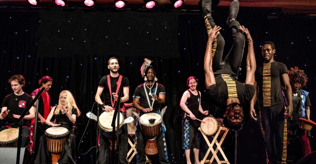 Tanante African drumming-performance