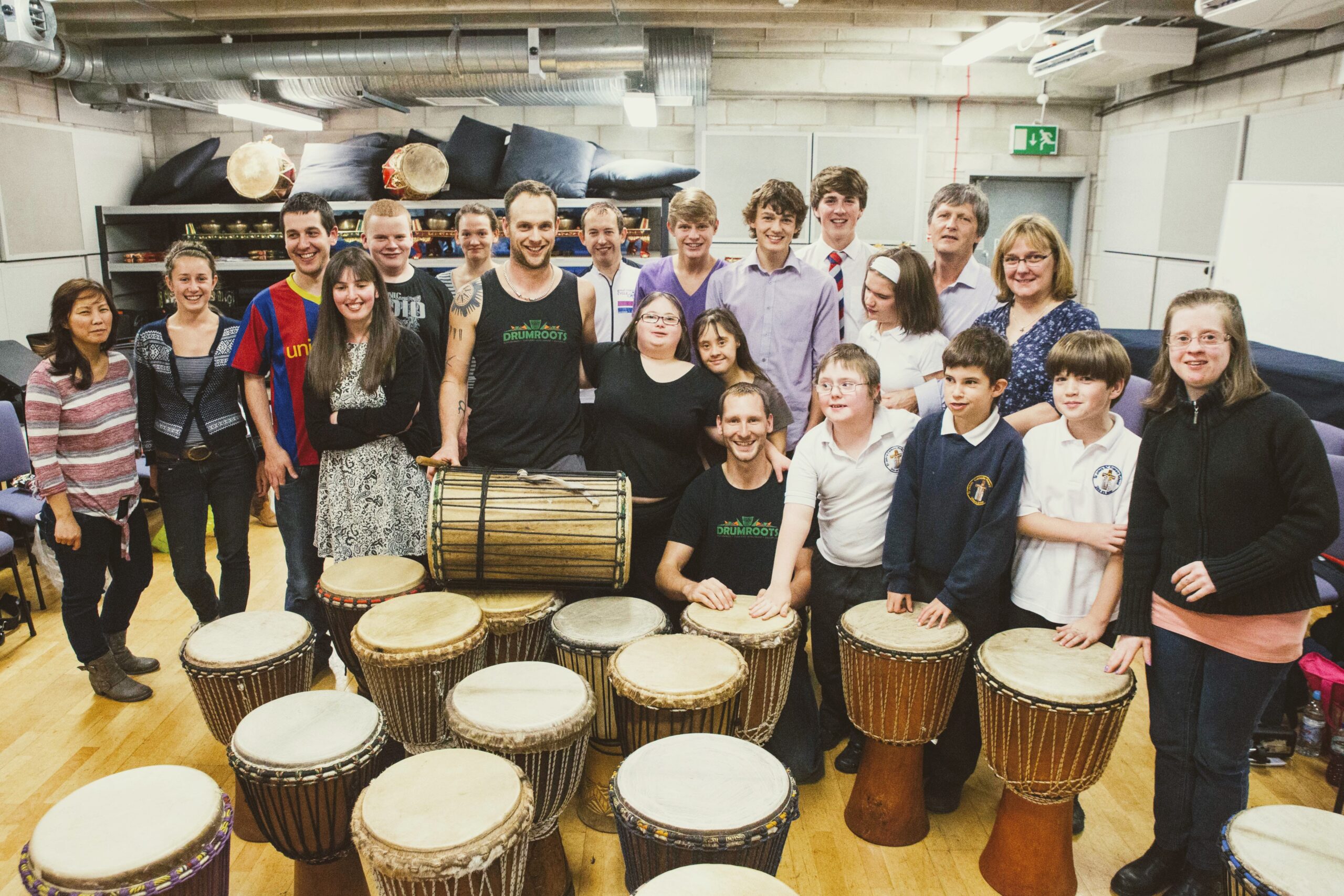 Drumming workshops for health care